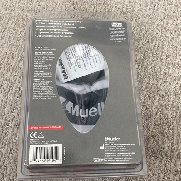 Mueller FlexShield Size Adult XL Protective Cup and Supporter for Sports - Picture 2 of 4